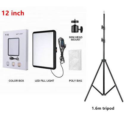 High Power 352 Led Video Light 2800K-7000K Panel Light Studio Fill Lamp Photography Lighting Photo W Light Stand for Live Stream