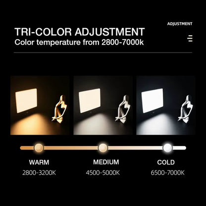 High Power 352 Led Video Light 2800K-7000K Panel Light Studio Fill Lamp Photography Lighting Photo W Light Stand for Live Stream